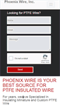 Mobile Screenshot of phoenixwireinc.com